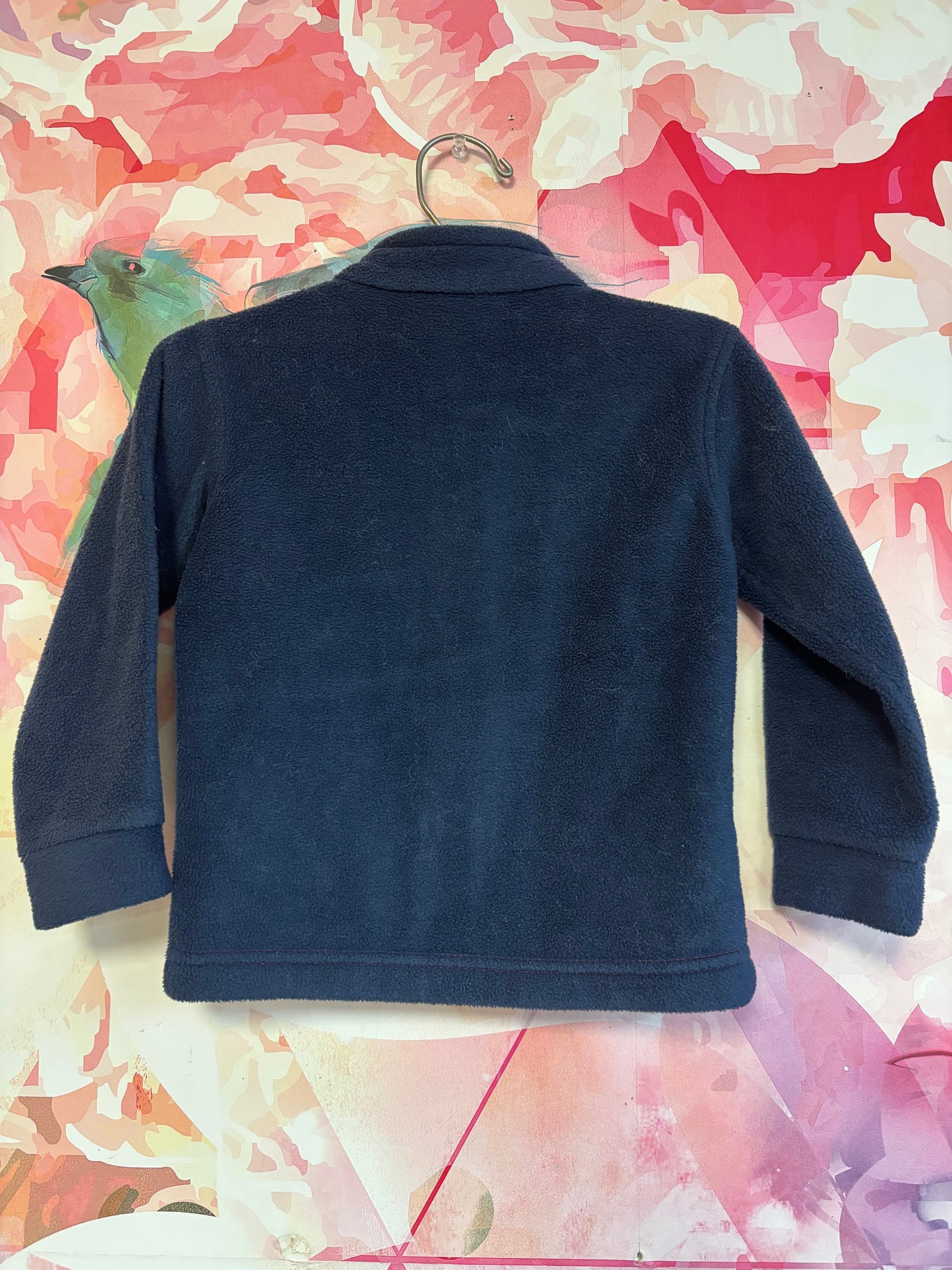 Columbia red/blue fleece jacket. Size 3T