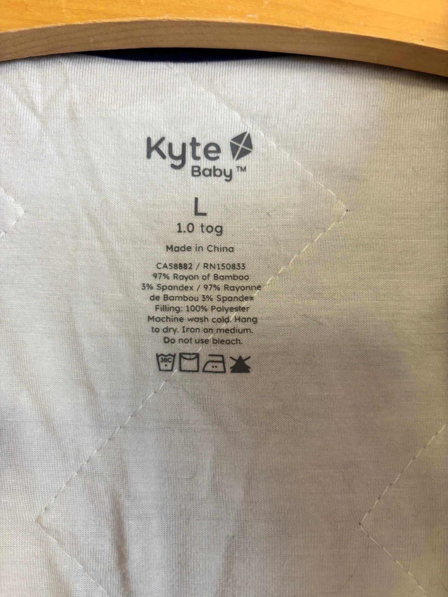 Kyte Baby navy blue Sleep Bag Walker. Size Large 2T 3T 4T