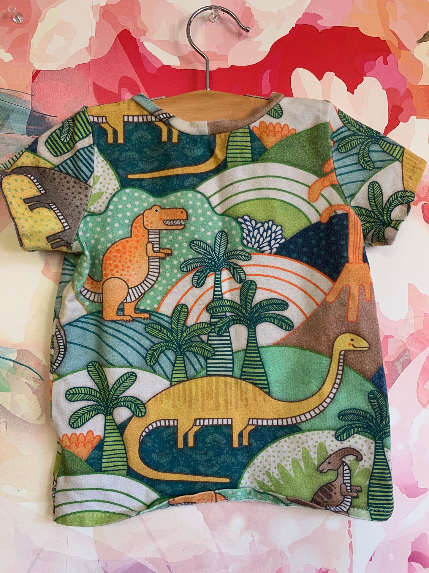 Ida Loves Dresses Happy Dino short sleeve top. Size 2T