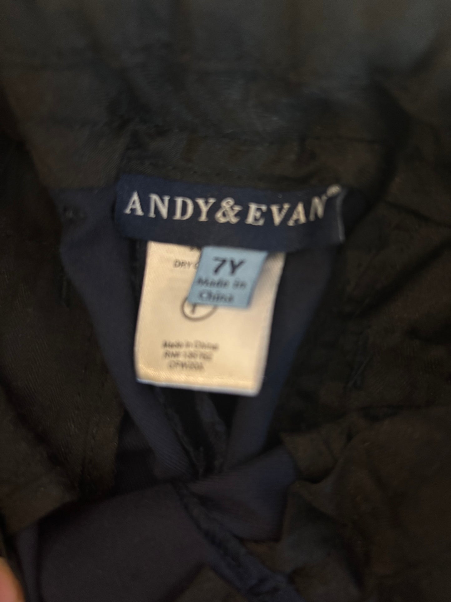 Andy & Evan blue blazer and dress pants. Size 7.