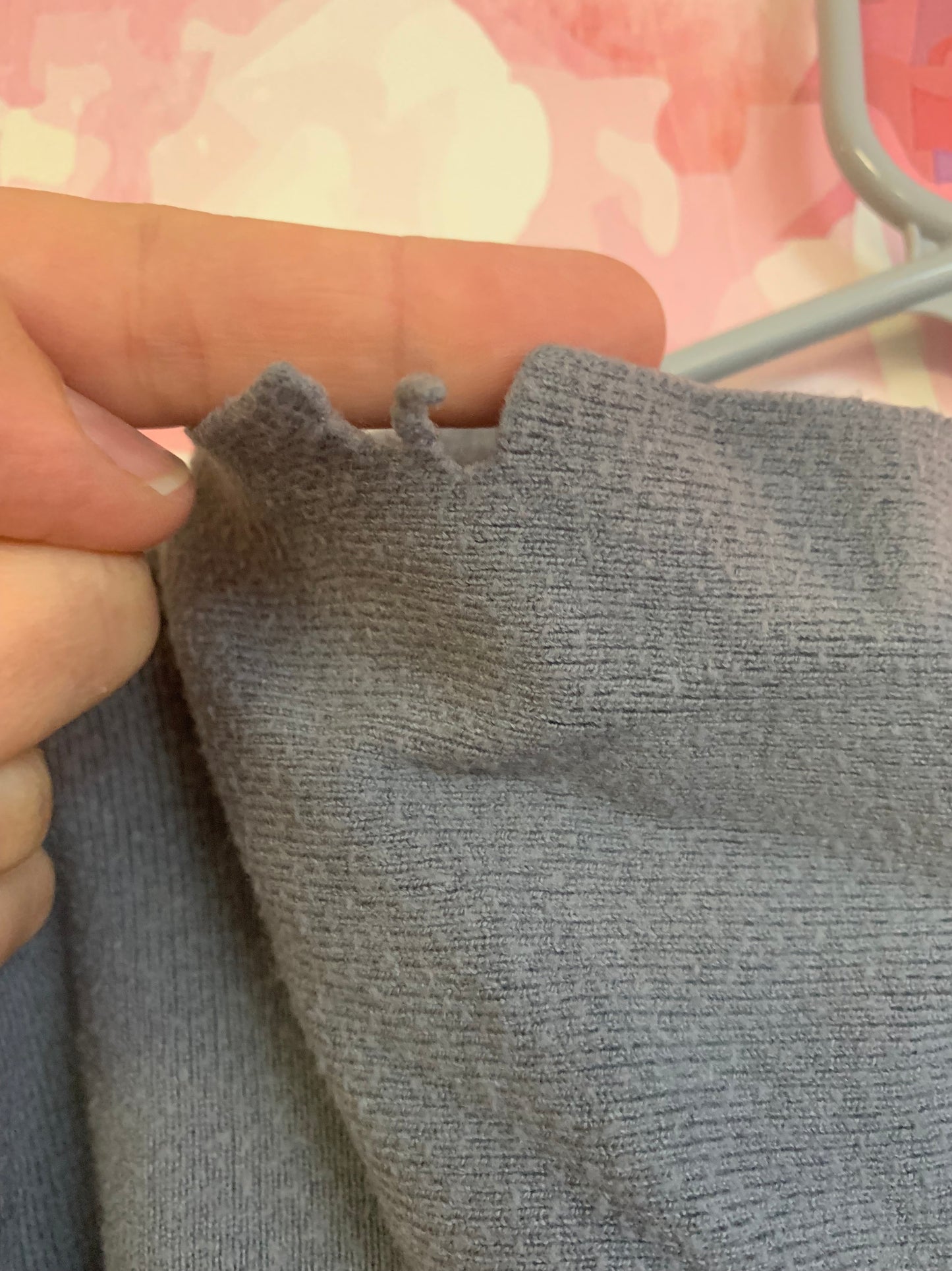Zara grey hooded pullover with kangaroo pocket in front. Slight tear on hood. See close up photo. Size 4T / 5T