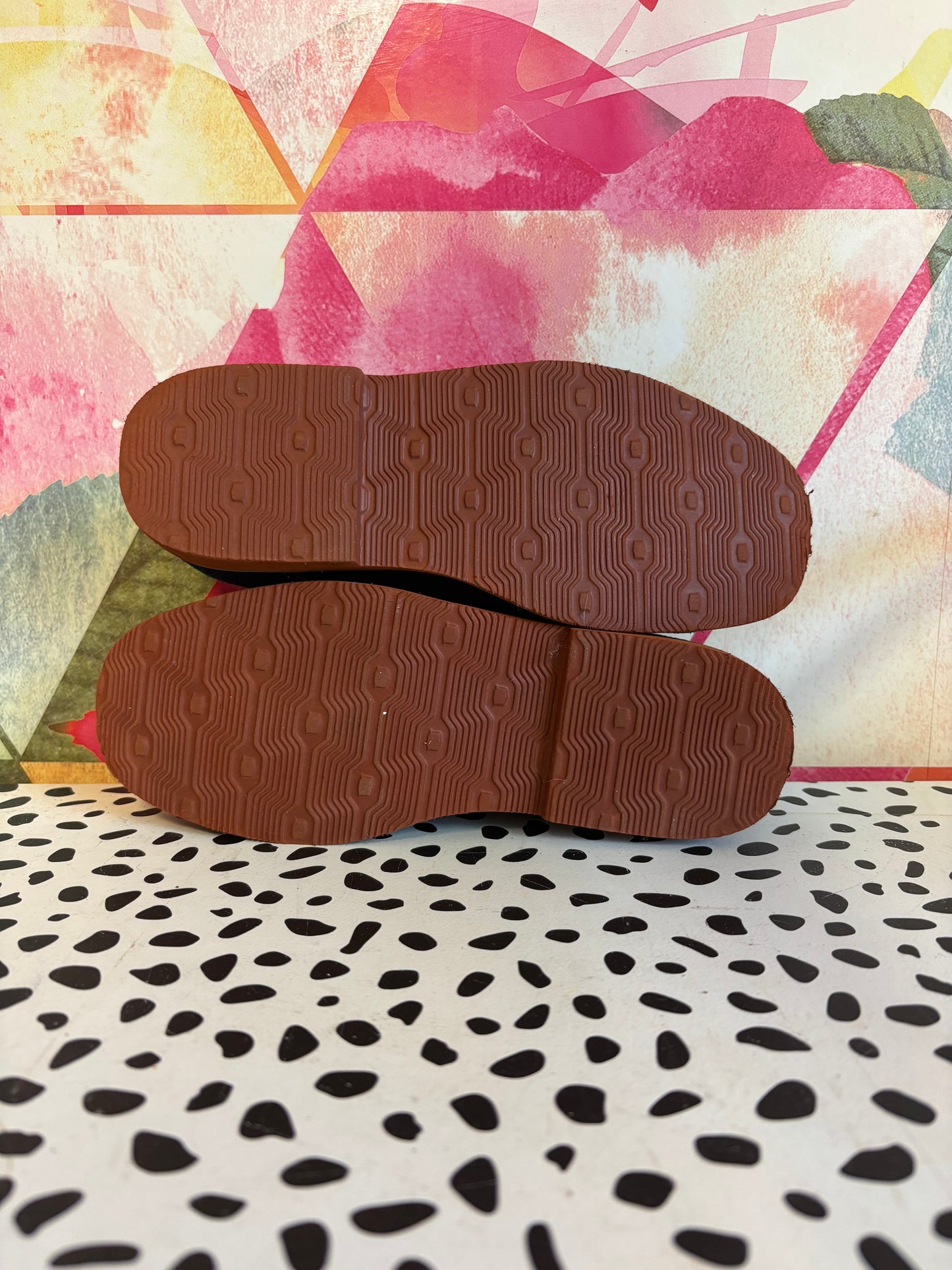 Florsheim Lace Up Oxfords. Blue Suede. Size 2B.