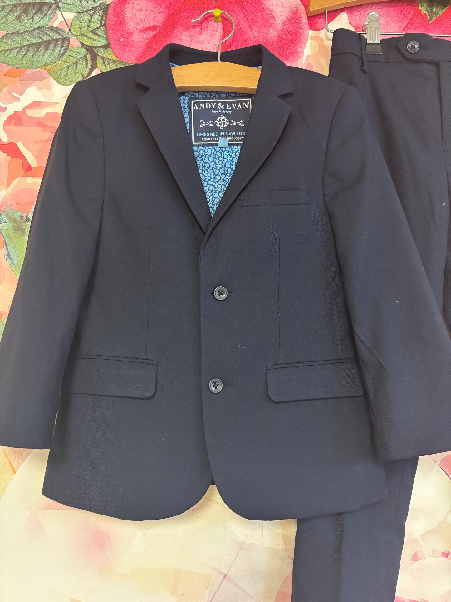 Andy & Evan blue blazer and dress pants. Size 7.
