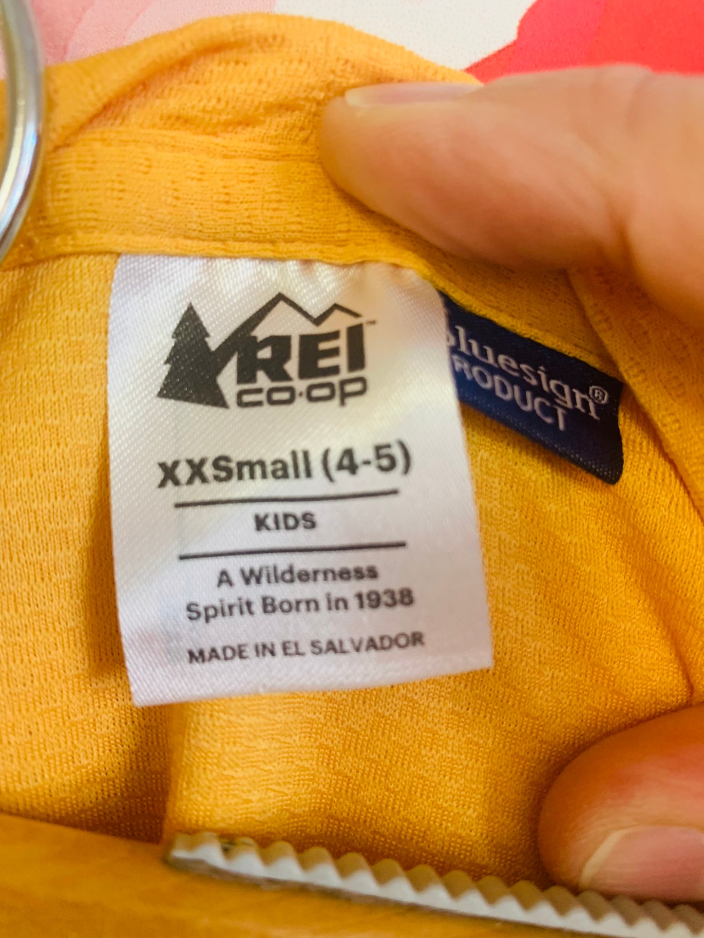 REI yellow short sleeve top size 4/5 & Teal blue Polarn O. Pyret rash guard leggings. Size 4T - 6T