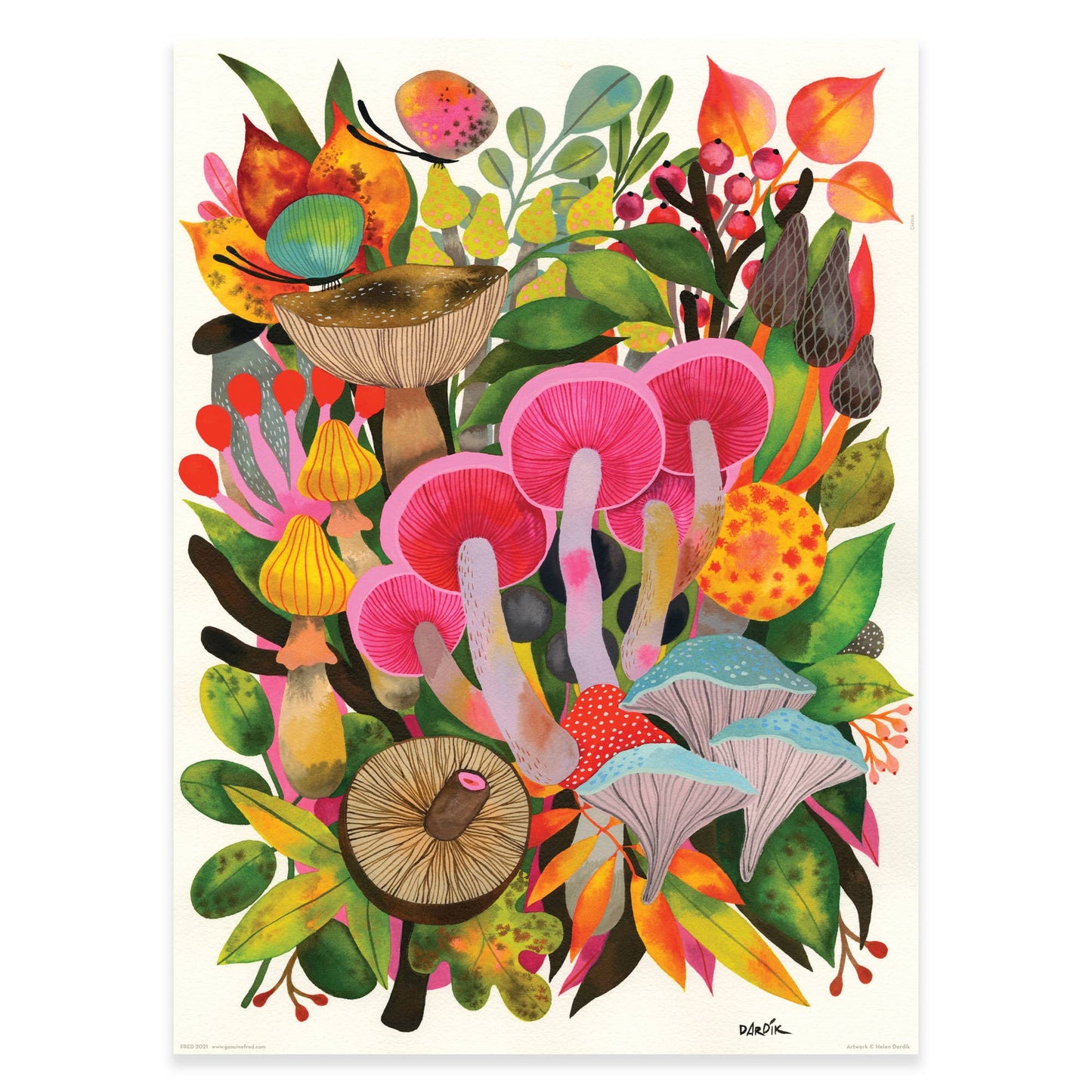 Puzzle 500 PC - Helen Dardik - Mushroom Toomuchery BTPuzzle