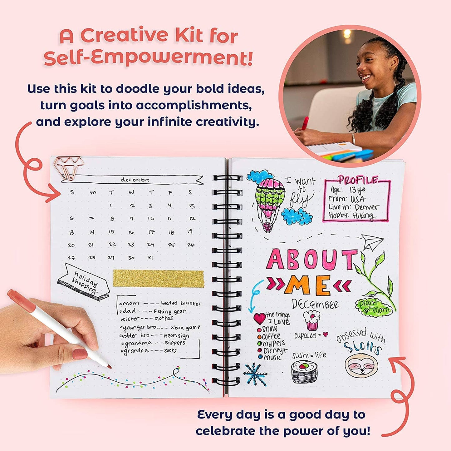 Doodle Hog - DIY Empowerment Journal Set