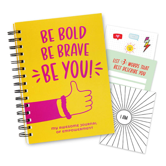 Doodle Hog - Empowerment Journal For Teenage Girls: Be Bold - Be Brave - Be You BTKit