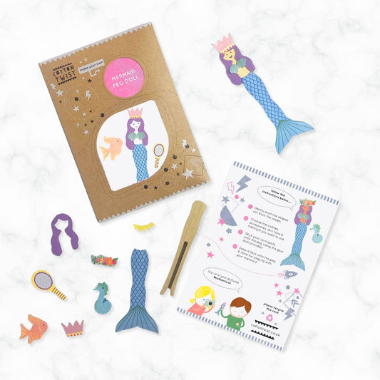 Cotton Twist - Make Your Own Mermaid Peg Doll LTDoll