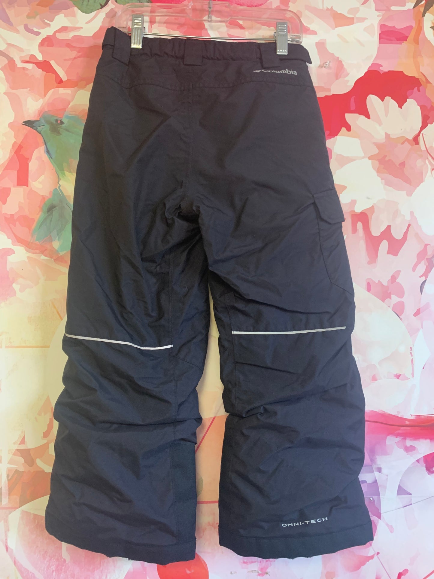 Columbia black adjustable waist snow pants. Size 6T - 7T