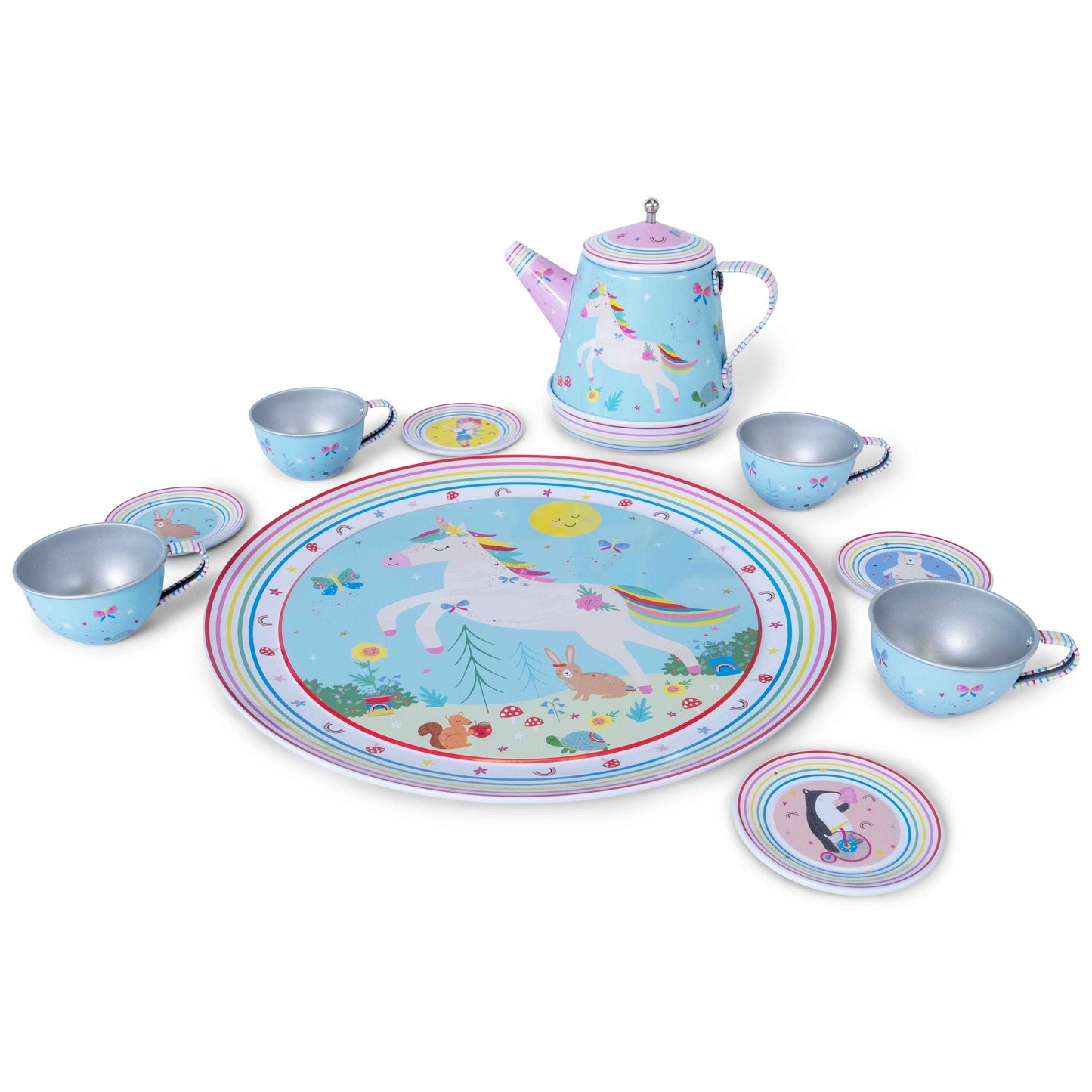 Floss and Rock - Rainbow Fairy 11pc Musical Tea Set