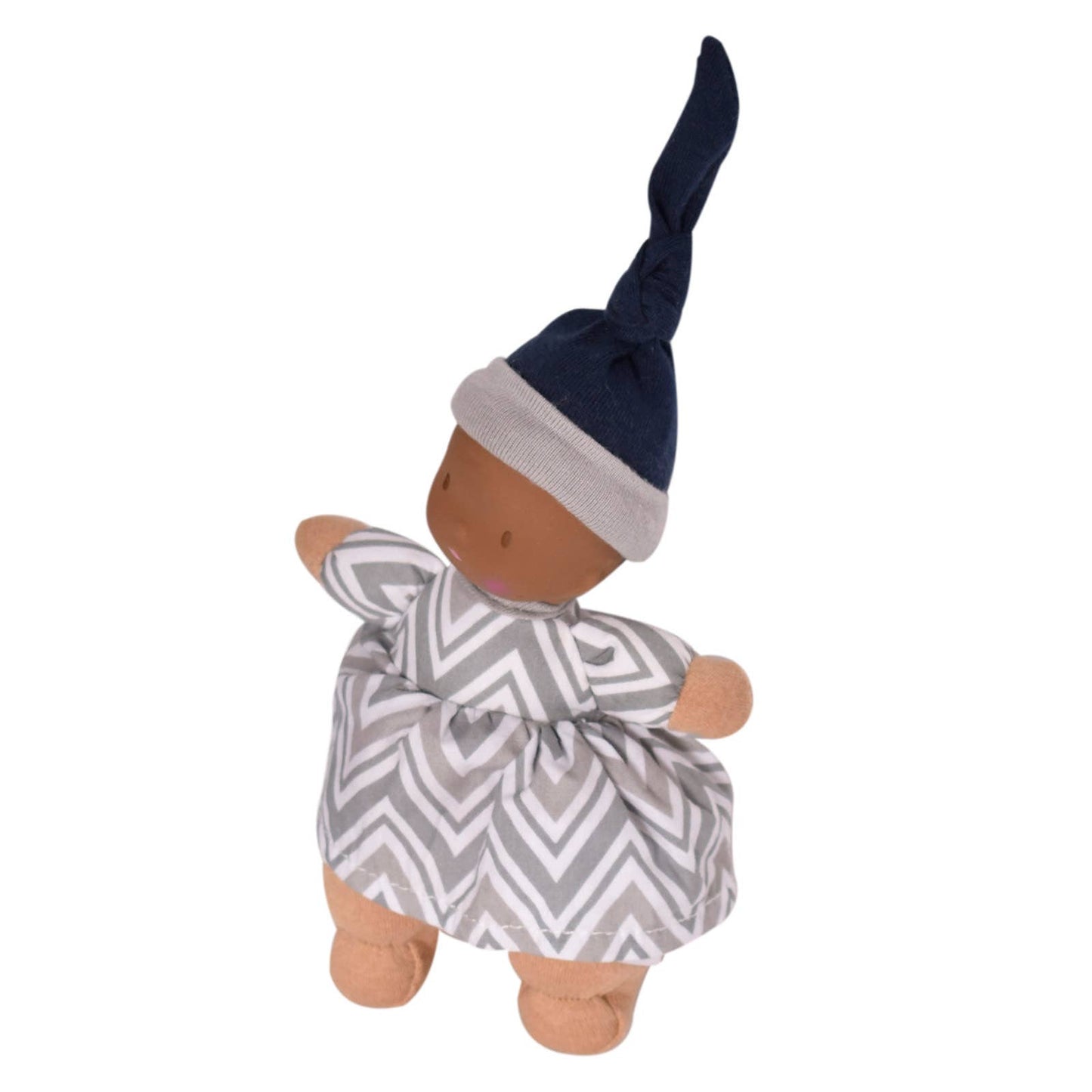 Tikiri Toys LLC - Precious Dark Skin Doll with Rubber Head