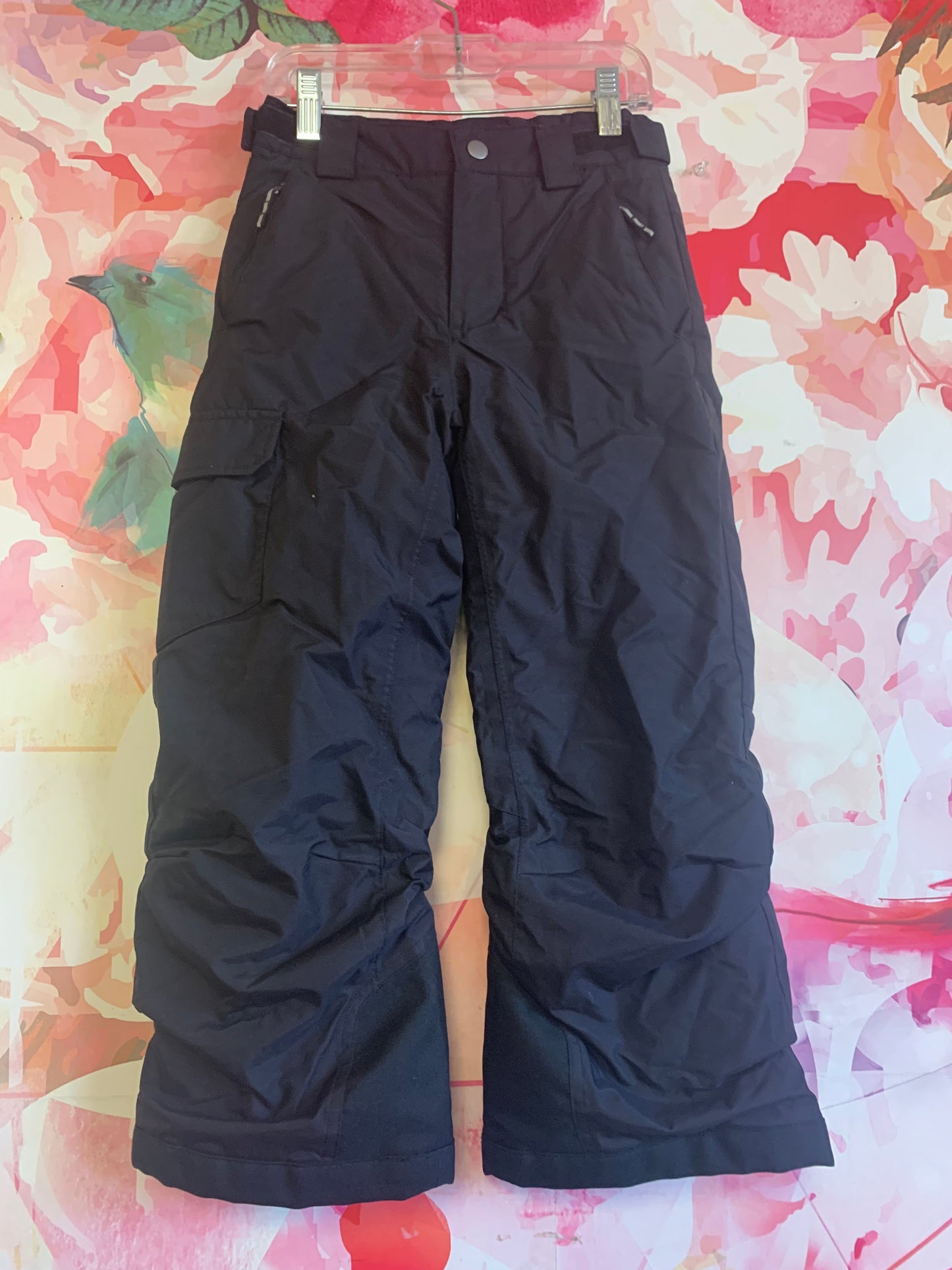 Columbia black adjustable waist snow pants. Size 6T - 7T
