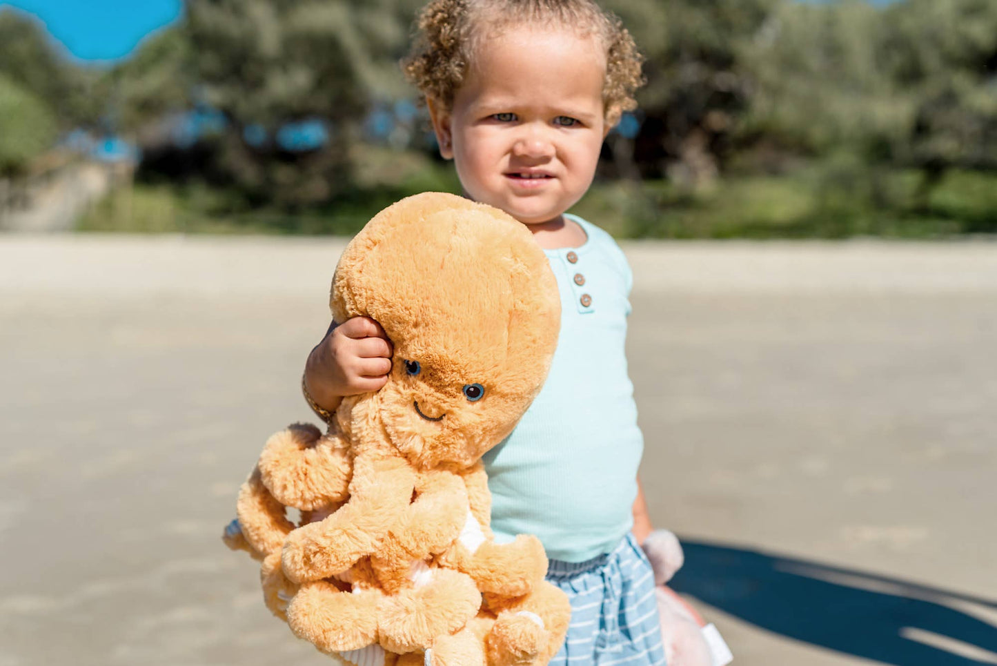 OB - Ollie Octopus Gold Soft Toy 15"/38cm