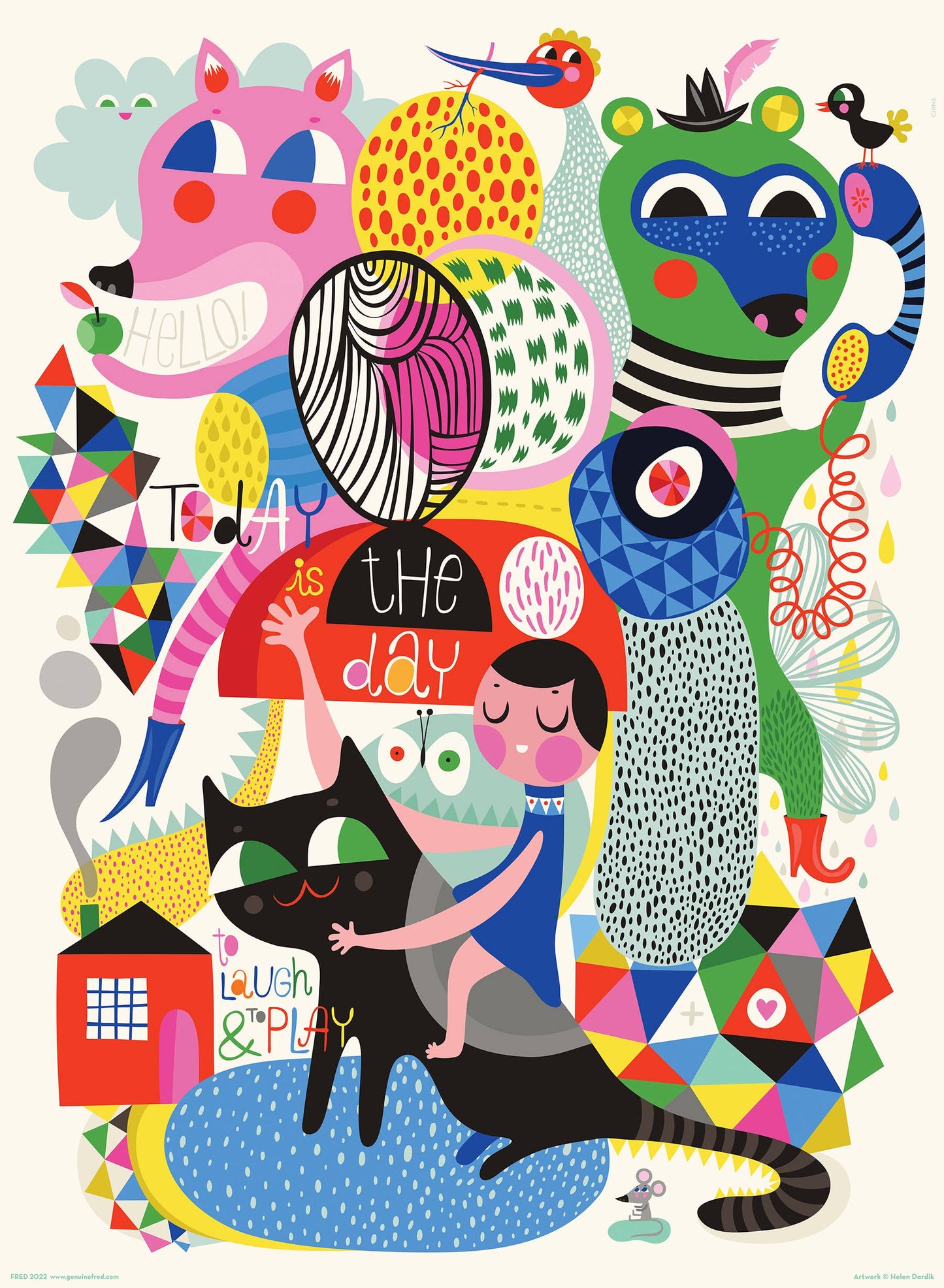 Puzzle 250 PC- Helen Dardik- Today Is The Day BTPuzzle