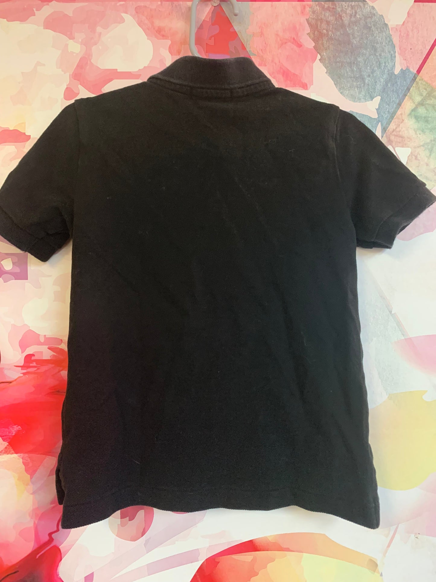 Polo Ralph Lauren black short sleeve polo. Size 3T