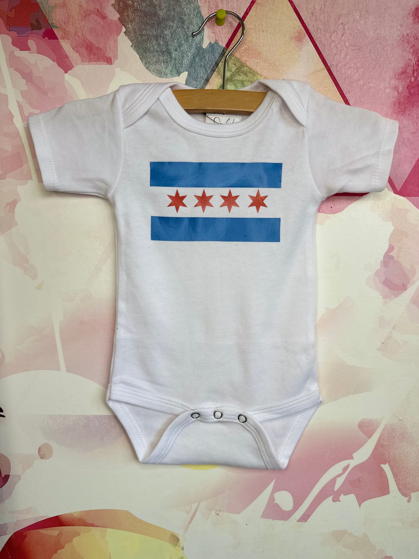 Chicago Flag Onsie