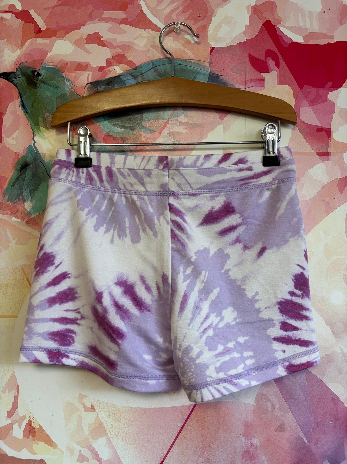 32 Degrees Cool purple tie dye athletic shorts. Size 7/8