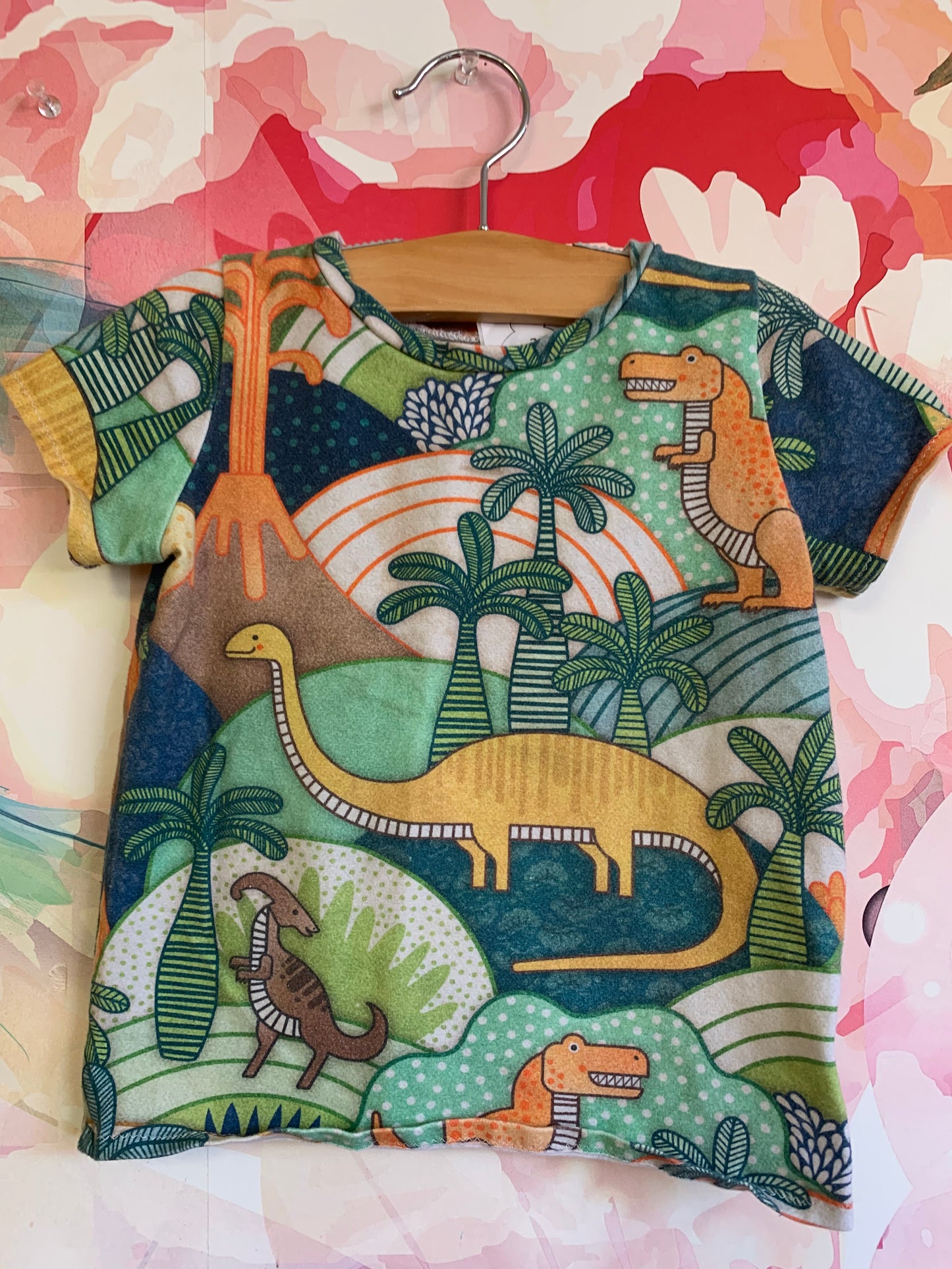Ida Loves Dresses Happy Dino short sleeve top. Size 2T