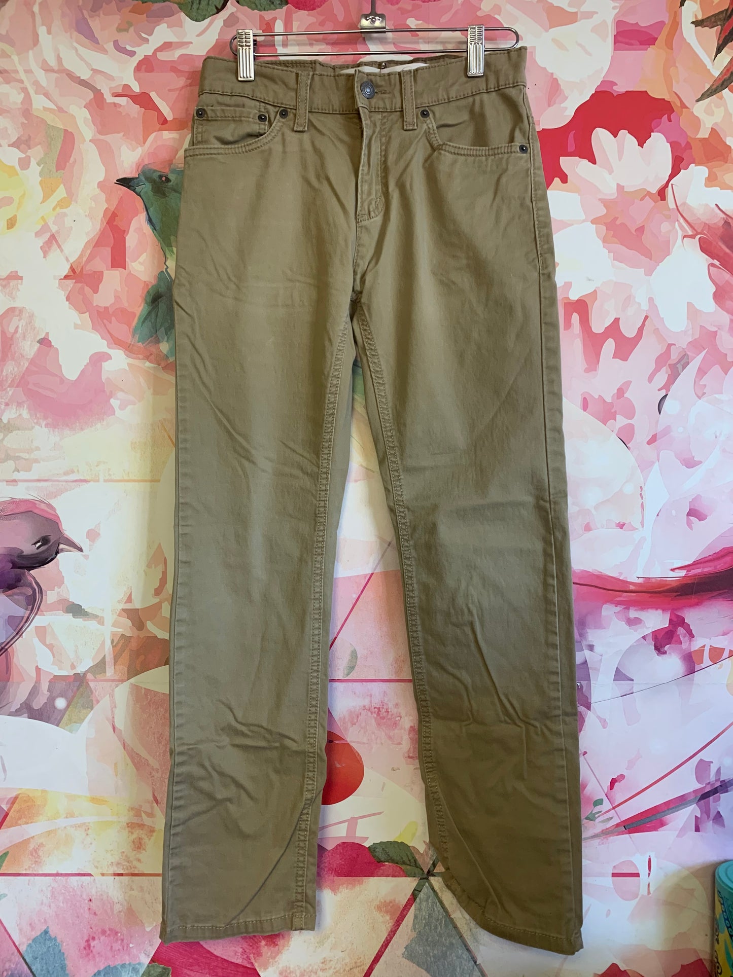 Khaki Levi’s stretchy pants Size 14