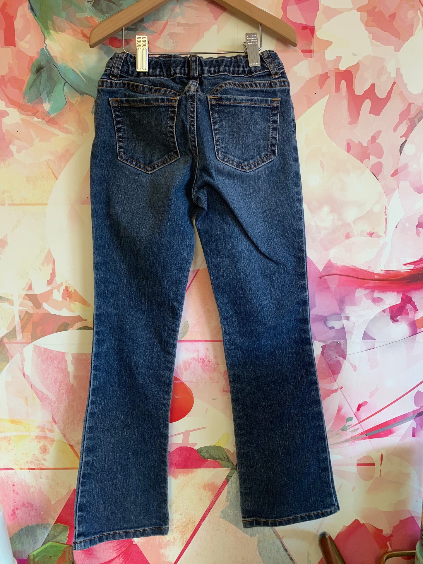 Children’s Place bootcut blue jeans. Size 8.