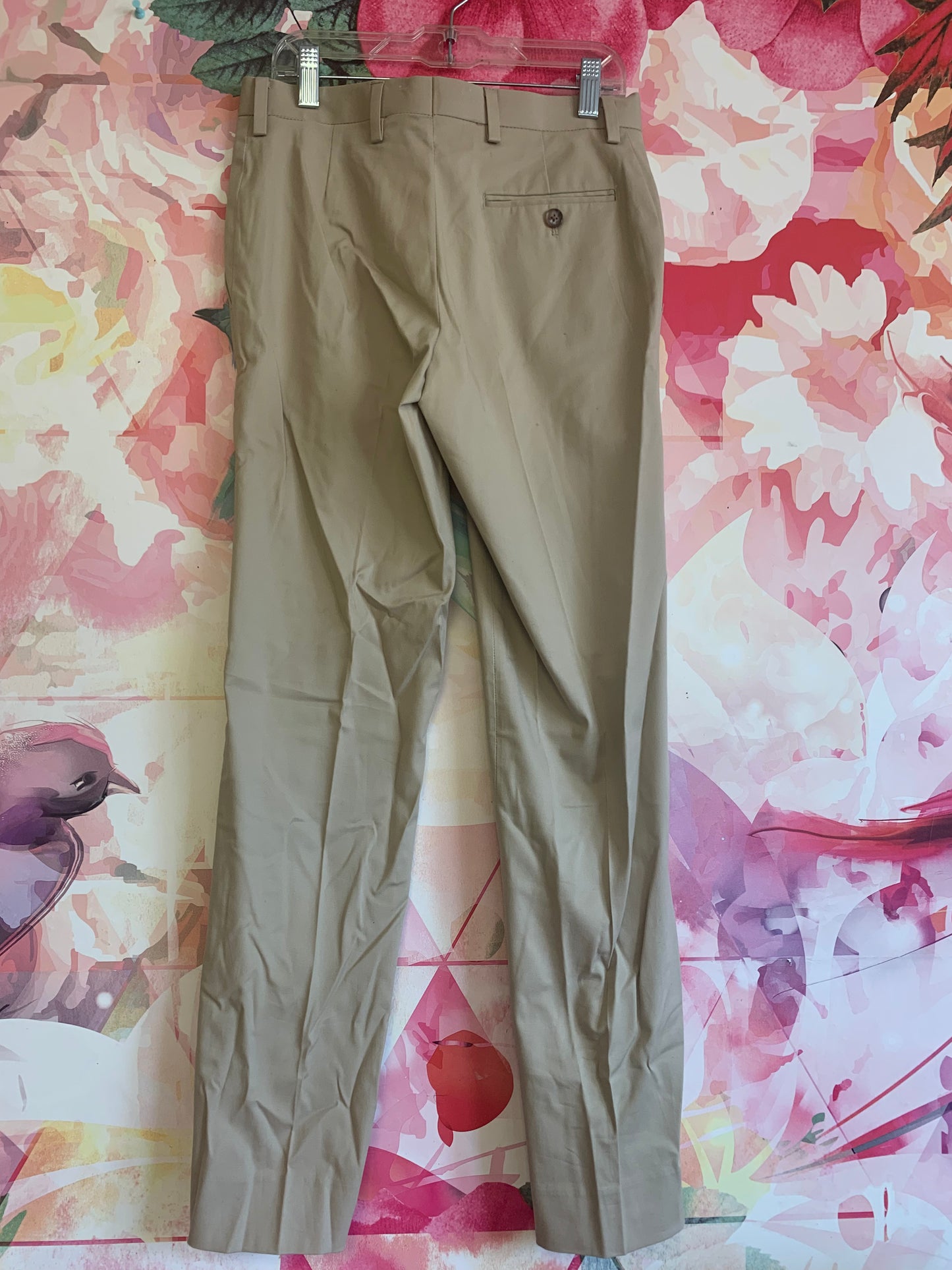 Joseph Abboud light khaki pants. Slim fit. Size 16.