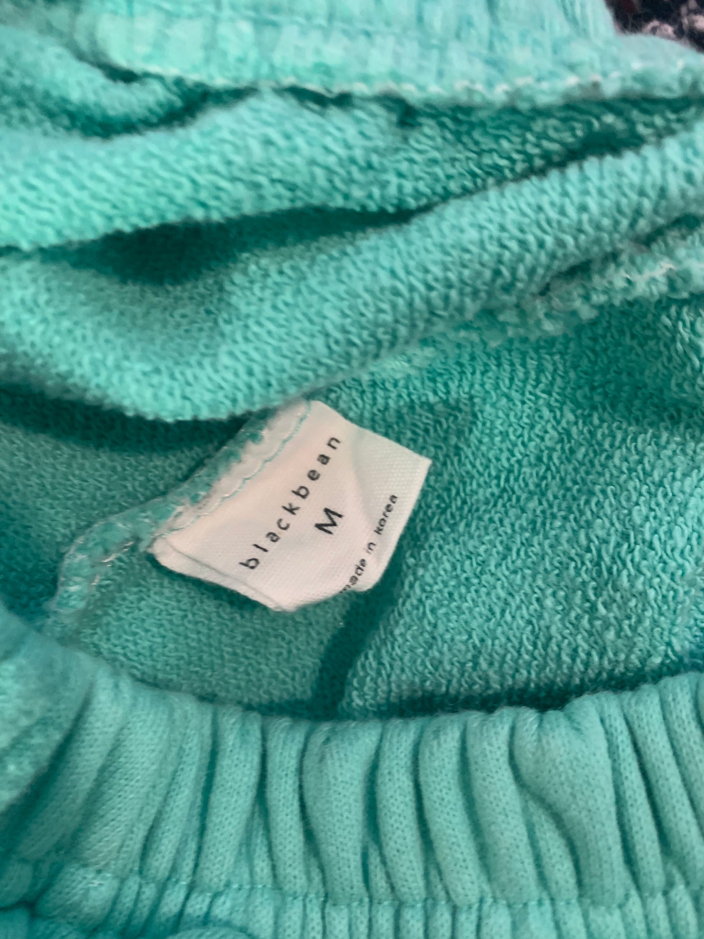 blackbean teal joggers. Size M / about 4T