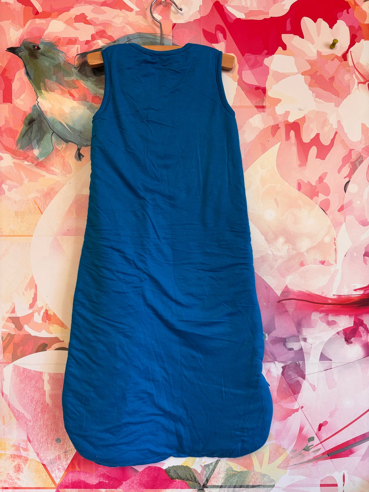 Posh Peanut Blue Sleep Sack. Bamboo Papook Viscose. Size 3-6m.