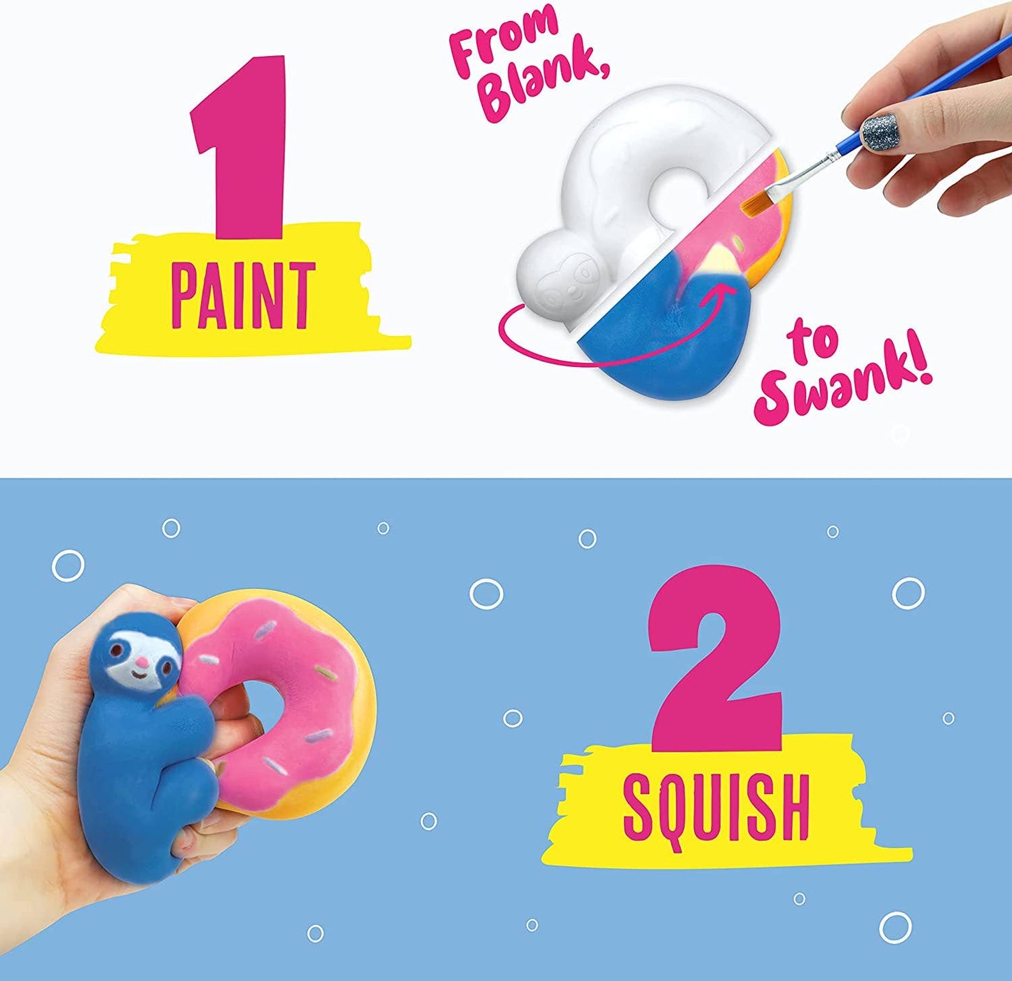 Doodle Hog - Squishies Paint Kit (SLOTH ) LTKit