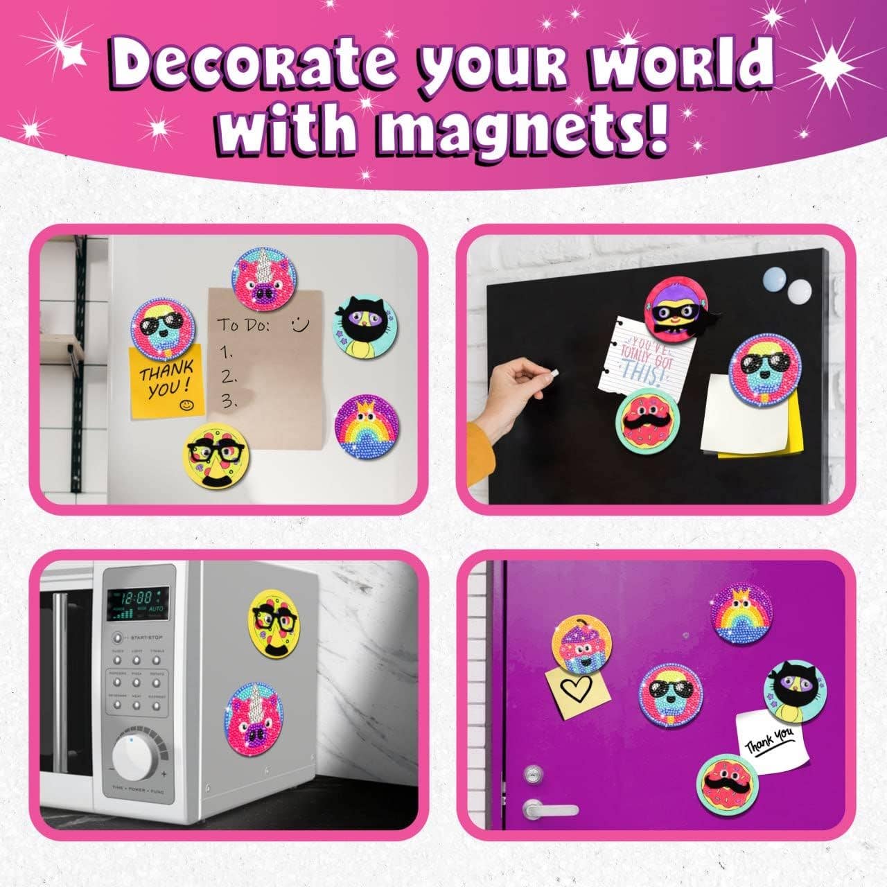 Doodle Hog - Canvas & Diamond Paint Magnet Kit BTKit