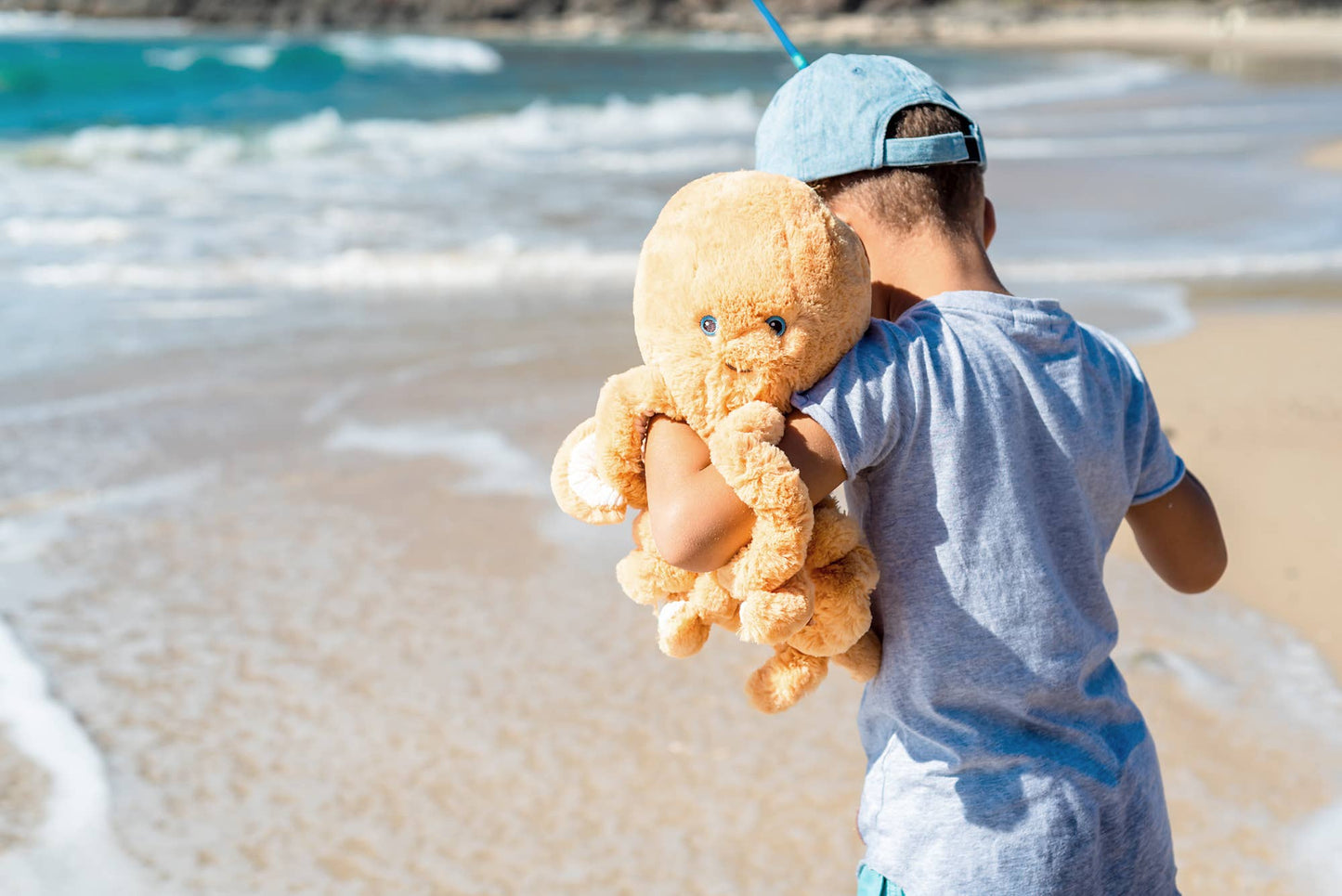 OB - Ollie Octopus Gold Soft Toy 15"/38cm