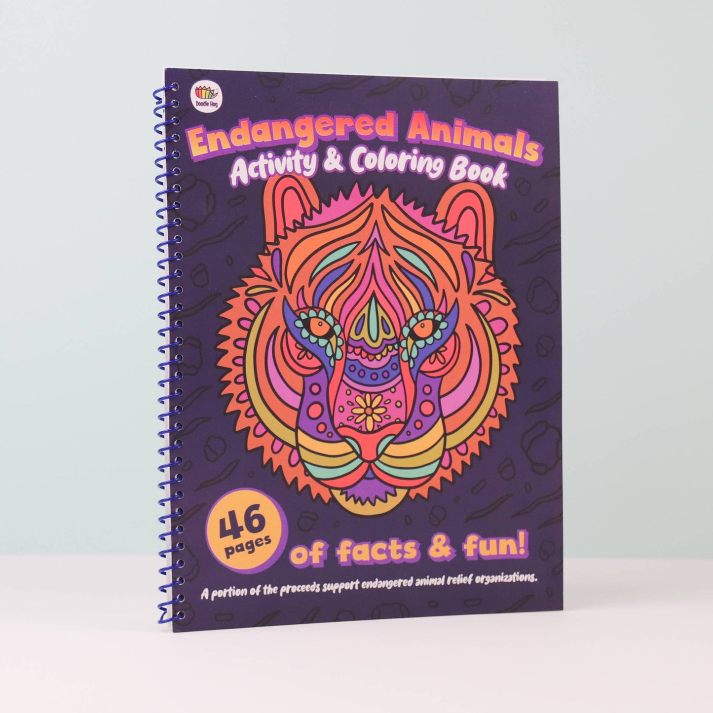 Endangered Animals Activity and Coloring Book