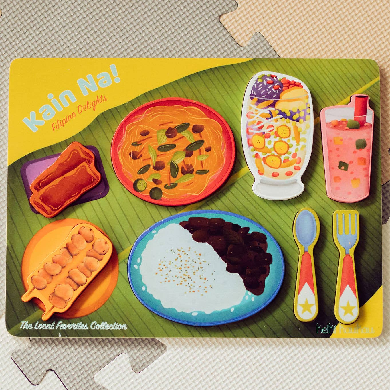 Filipino Food Wooden Puzzle TTPuzzle