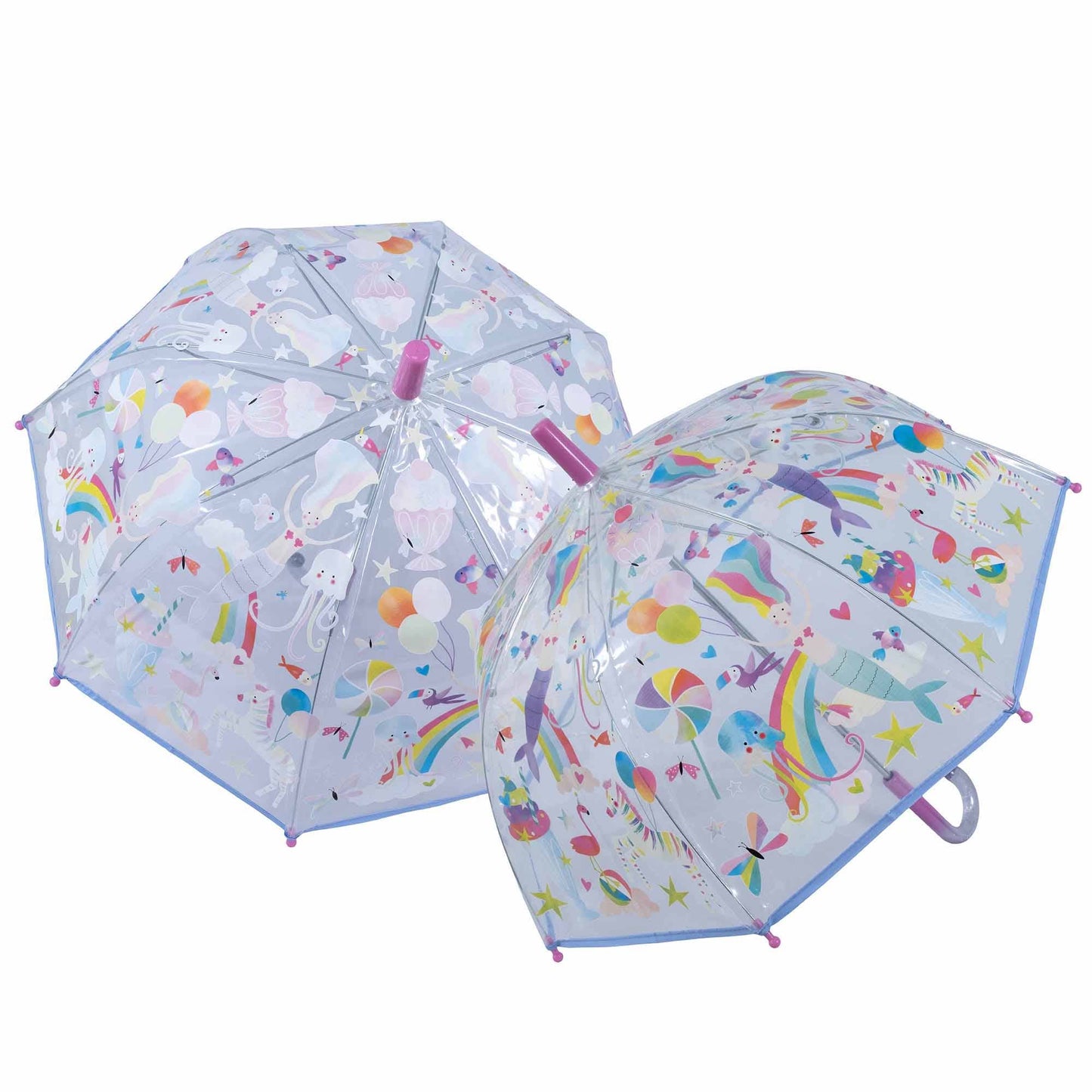 Floss and Rock - Fantasy Transparent Colour Changing Umbrella
