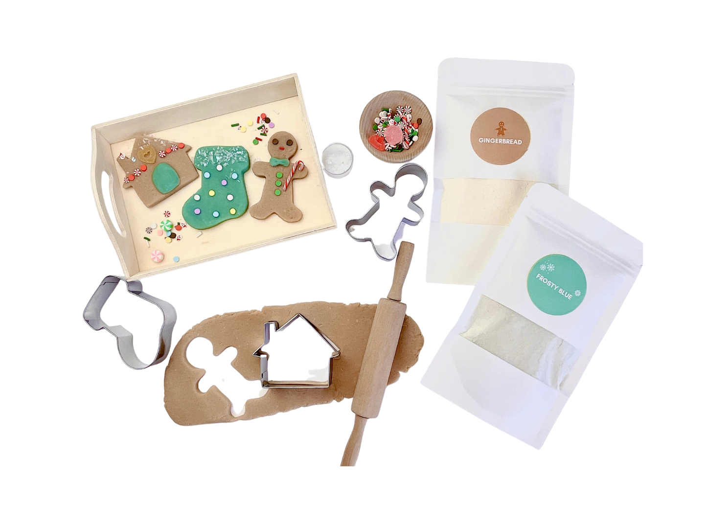 Gingerbread Cookie Play Dough Kit LTKit