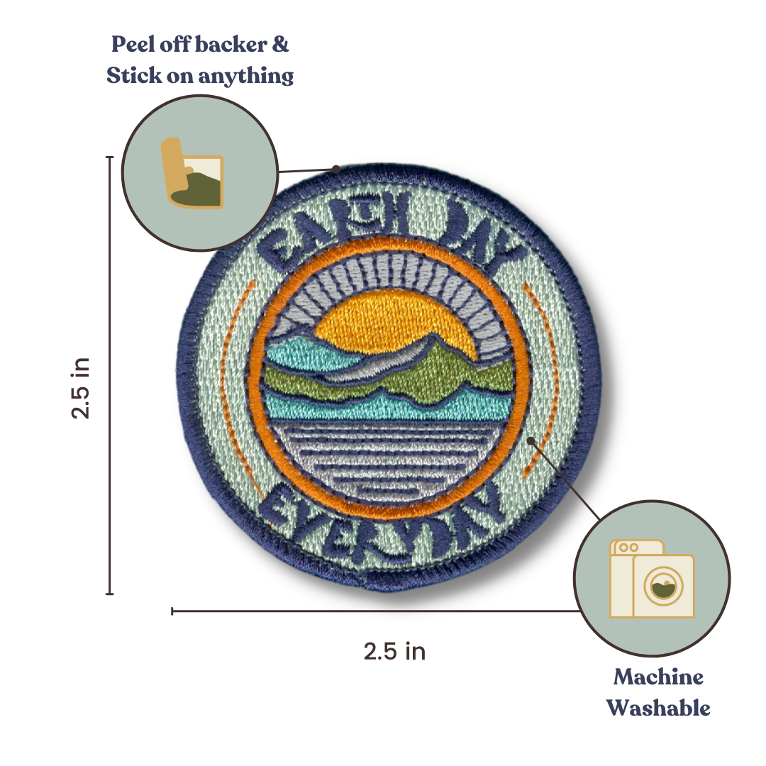 Stick-on patch: Earth Day Everyday