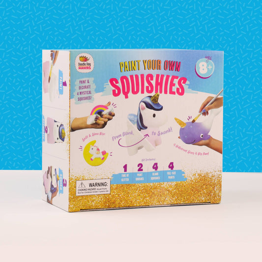 Doodle Hog - Paint Your Own Rainbows and Unicorn Squishies DIY Kit!
