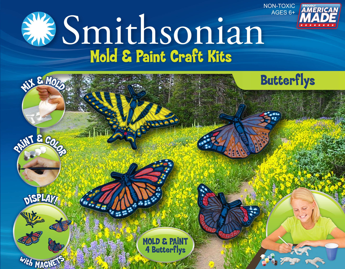 Smithsonian Mold and Paint Kit - Butterfly