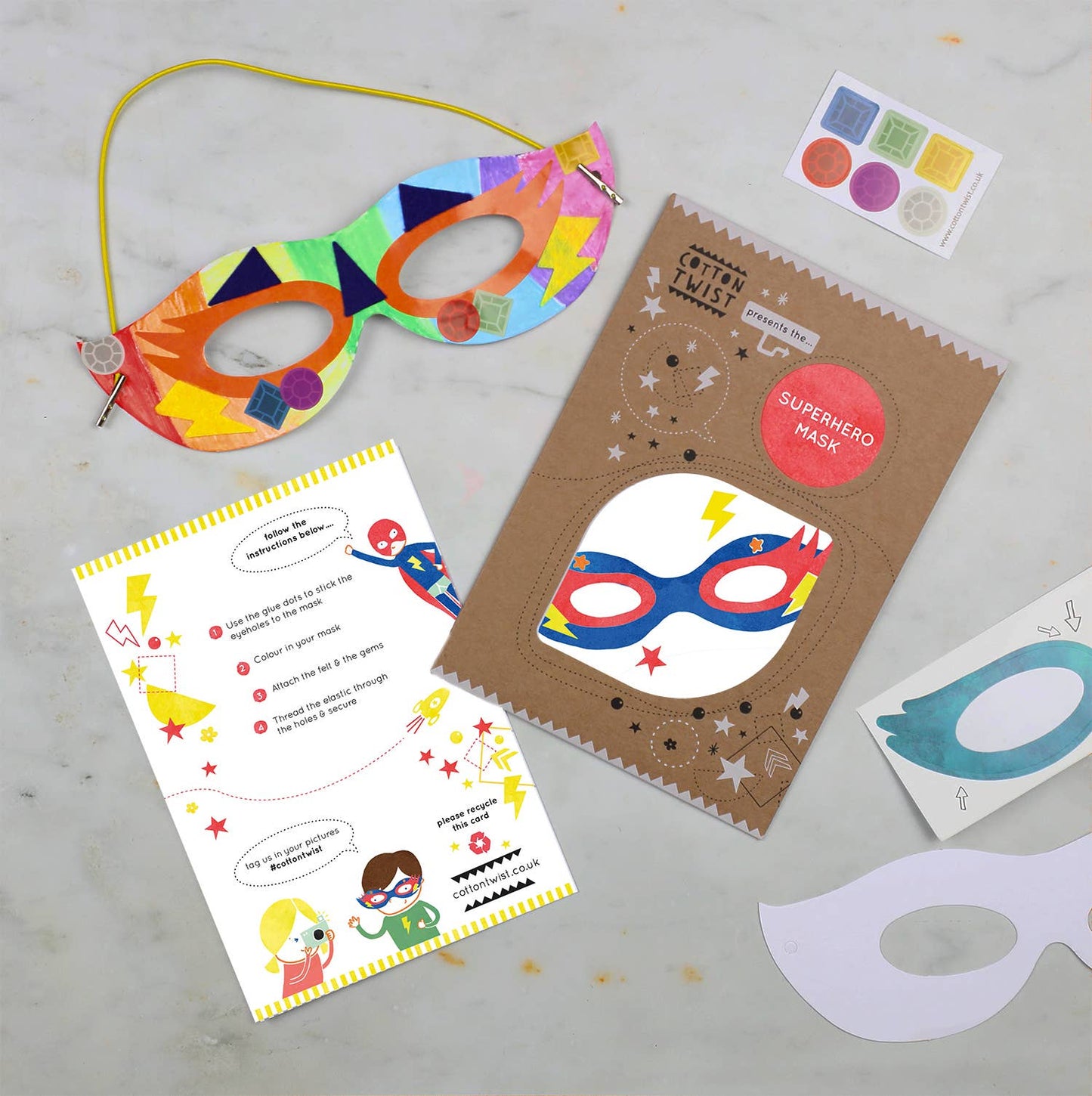 Cotton Twist - Make Your Own Superhero Mask