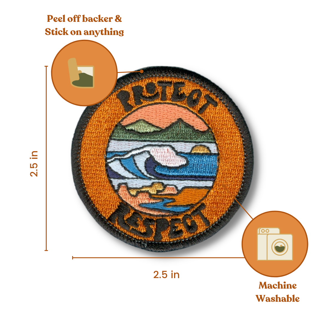 Stick-on patch: Protect. Respect.