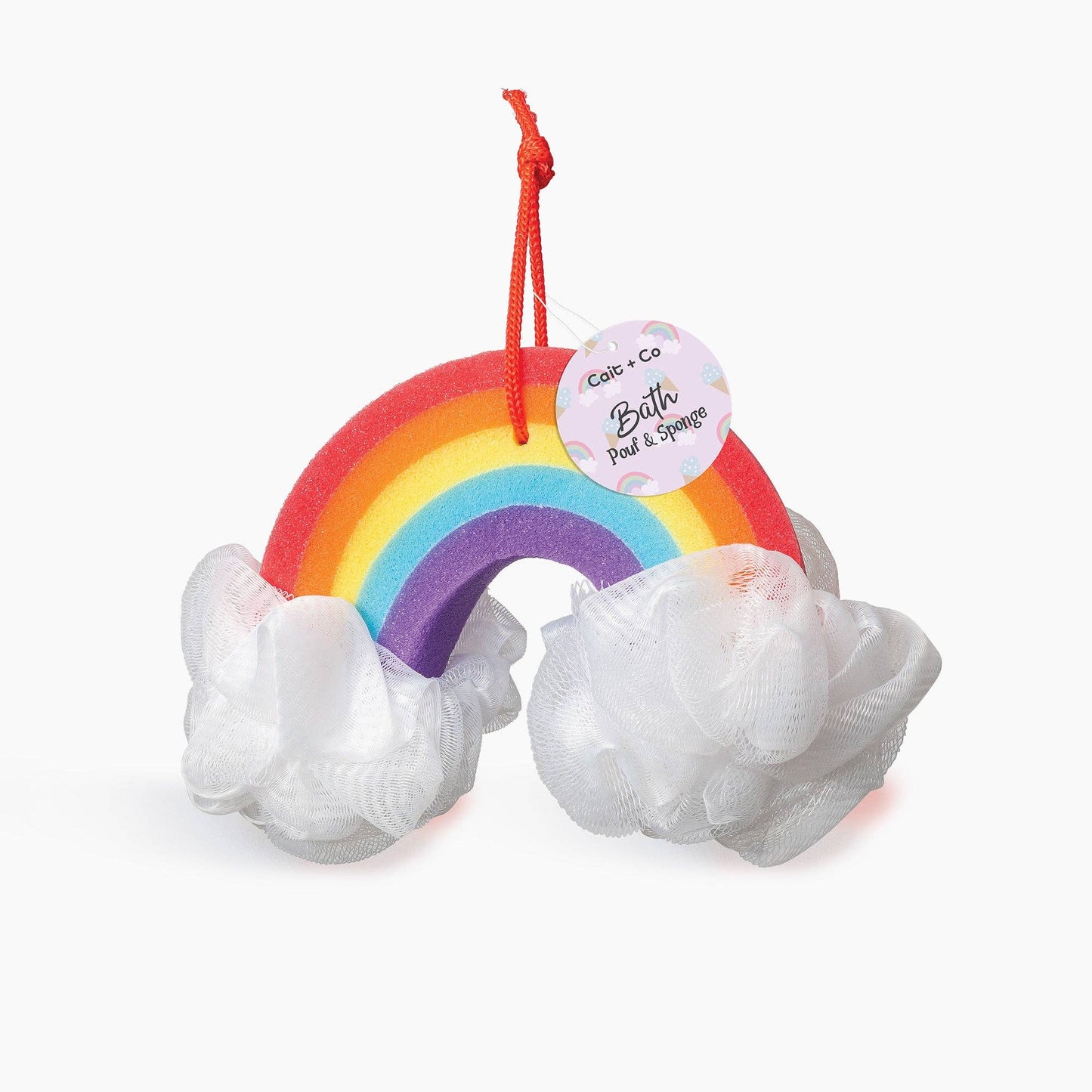 Cait + Co - Forever Young-Bath Pouf & Sponge-Rainbow