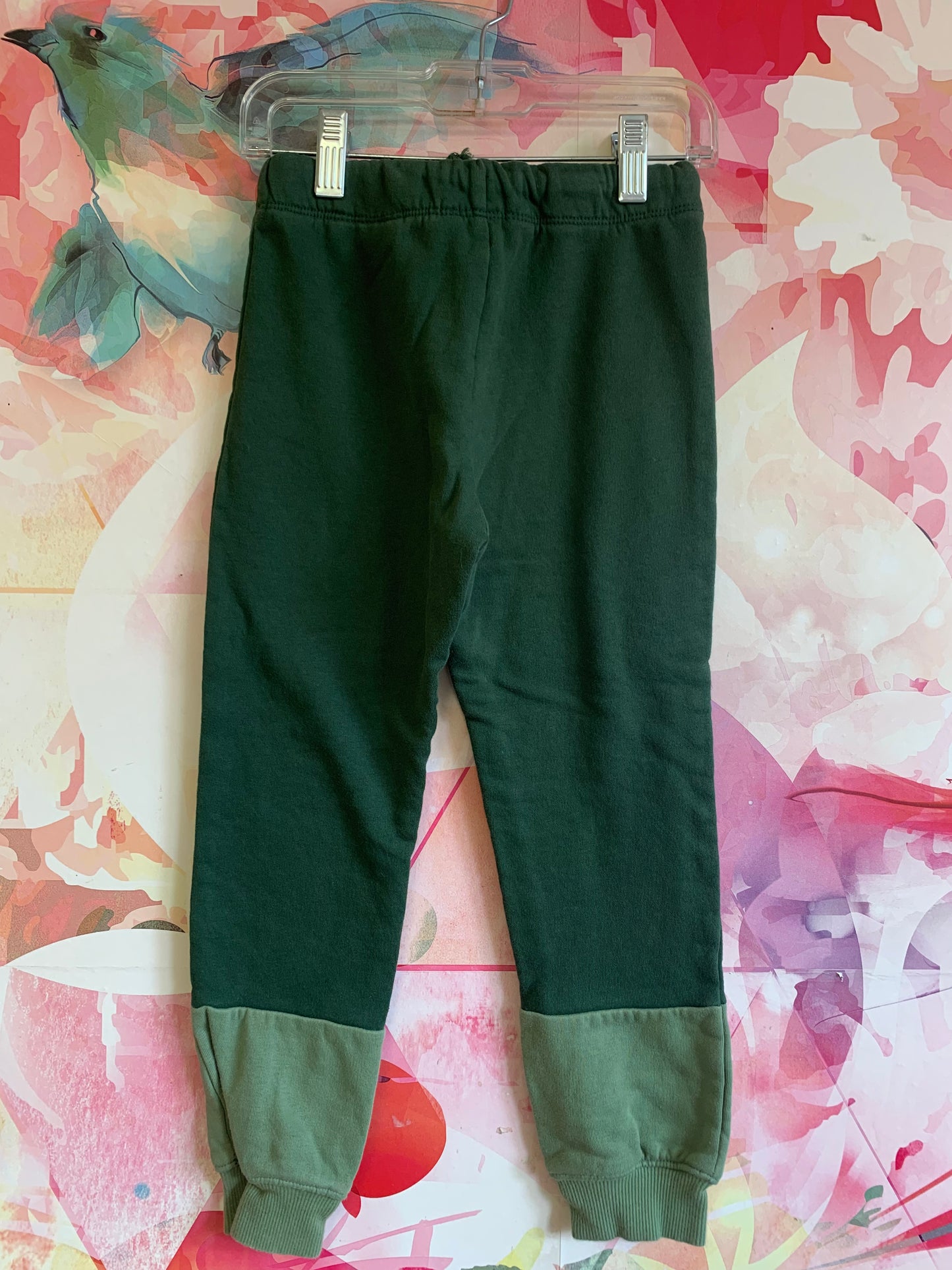 H&M green joggers. Size 6