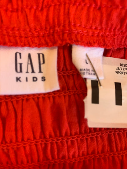 Gap kids red crop ruched tank top. Size 10/11