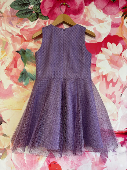 Zoe Ltd. Purple sleeveless dress with full skirt.  Size 8.