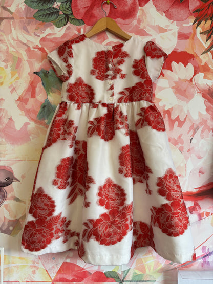 gymboree red holiday dress Gymboree 18-24 4T Holiday Christmas Windowpane Ruffle Red Dress NWT Outlet