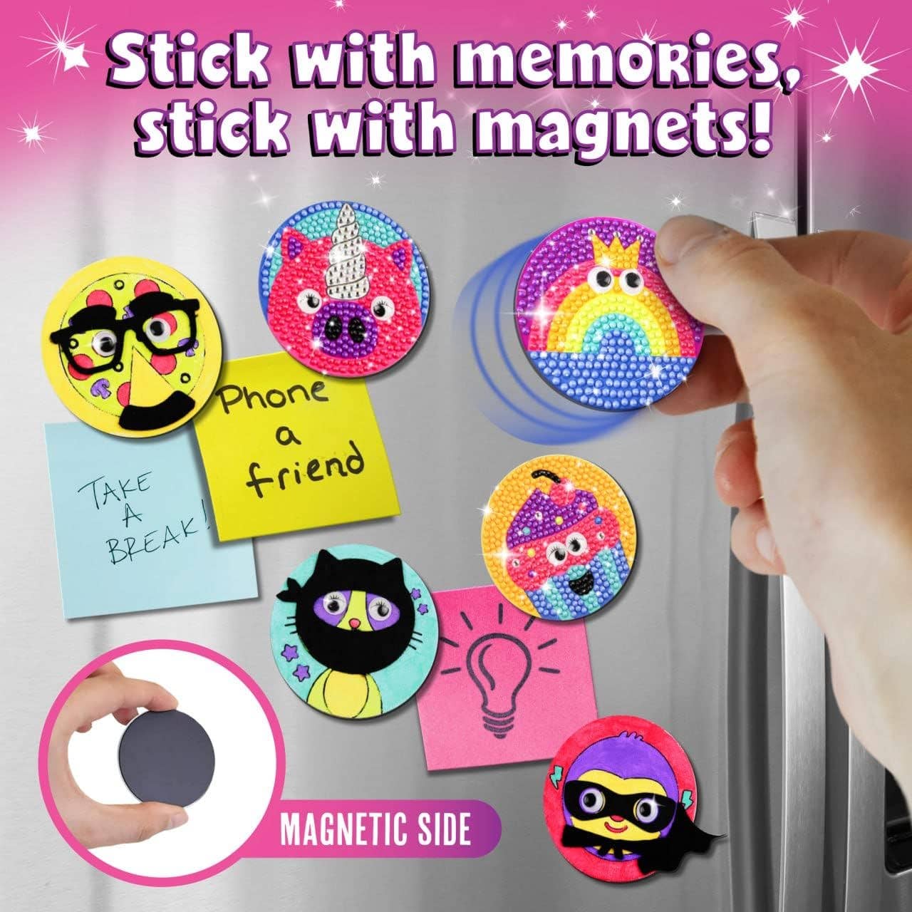 Doodle Hog - Canvas & Diamond Paint Magnet Kit