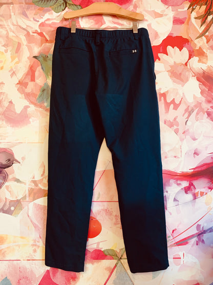 Under Armour navy blue Matchplay pants. Size 14/16. YLG.