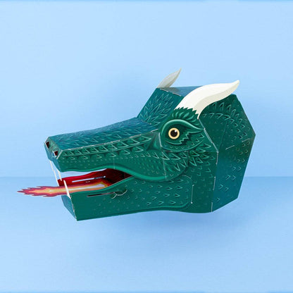 Make Your Own Fire-Breathing Dragon Mask