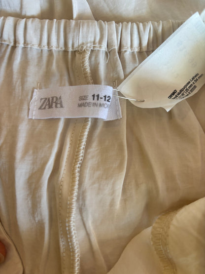 Zara ivory slip dress. Size 11/12