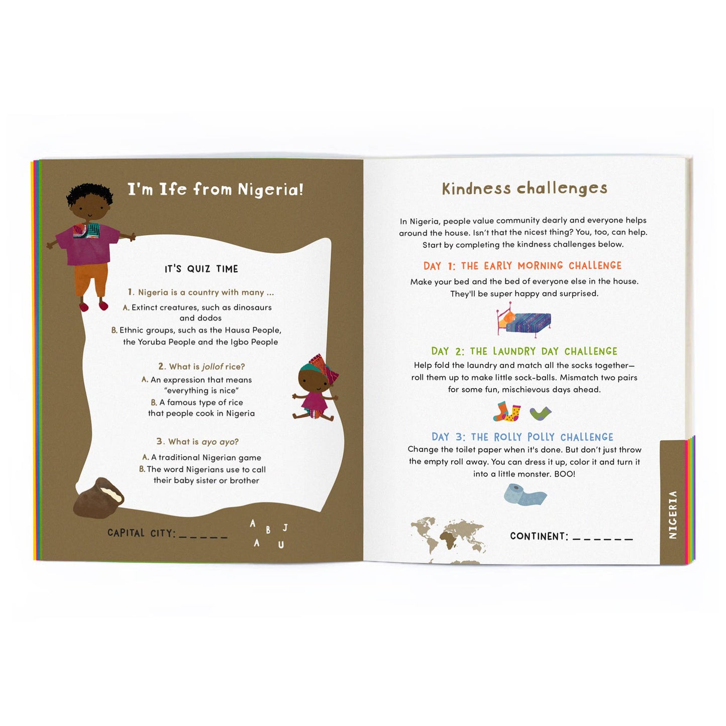 Worldwide Buddies - Around the World Activity Book | Summer Activities for Kids