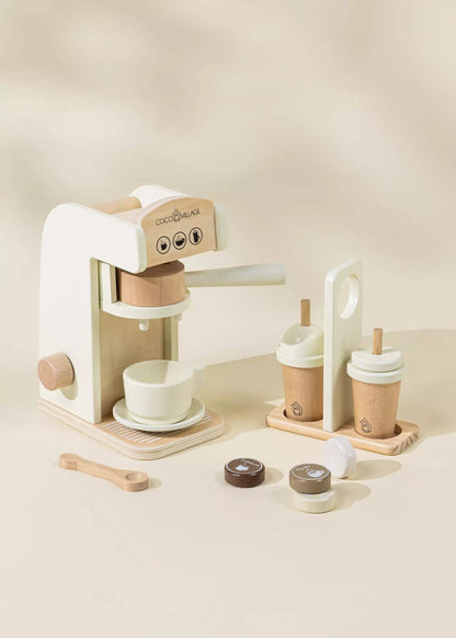 Coco Village - Wooden Coffee Maker Set - Foam